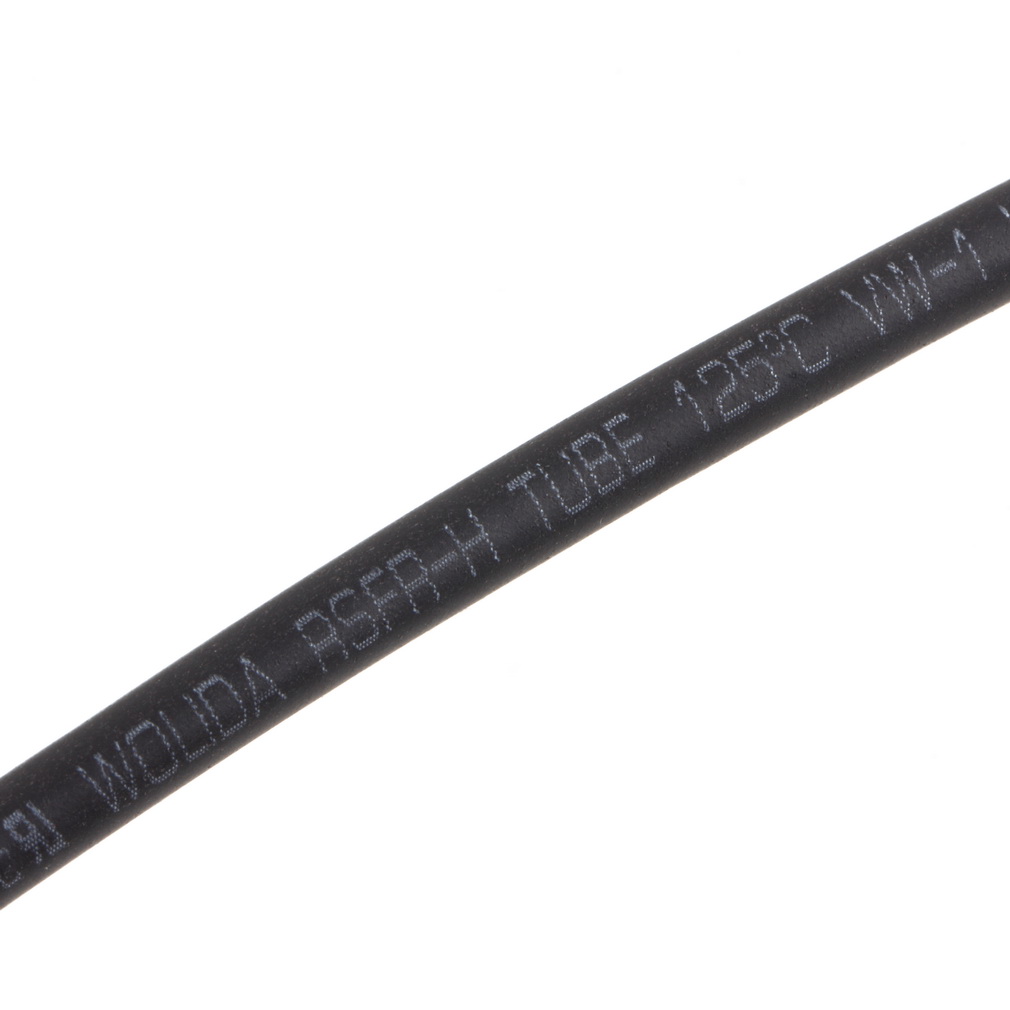 Application facile du manchon thermorétractable 4mm noir sur câble électrique fin